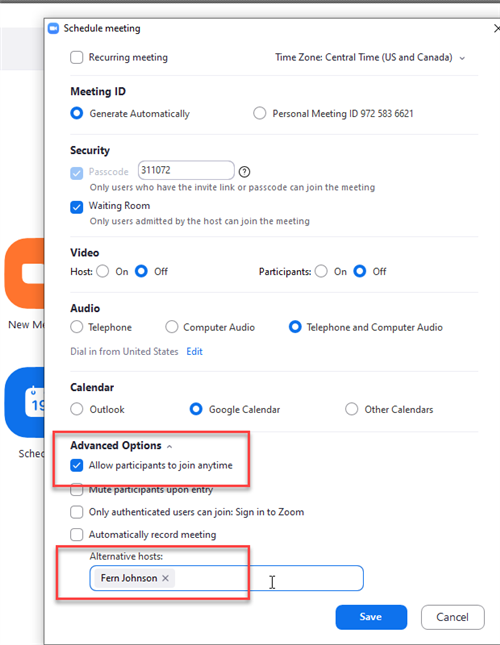 zoom hosting